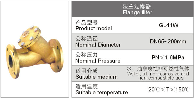 法蘭過(guò)濾器